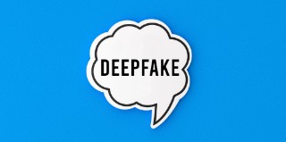 Sprechblase Deepfake