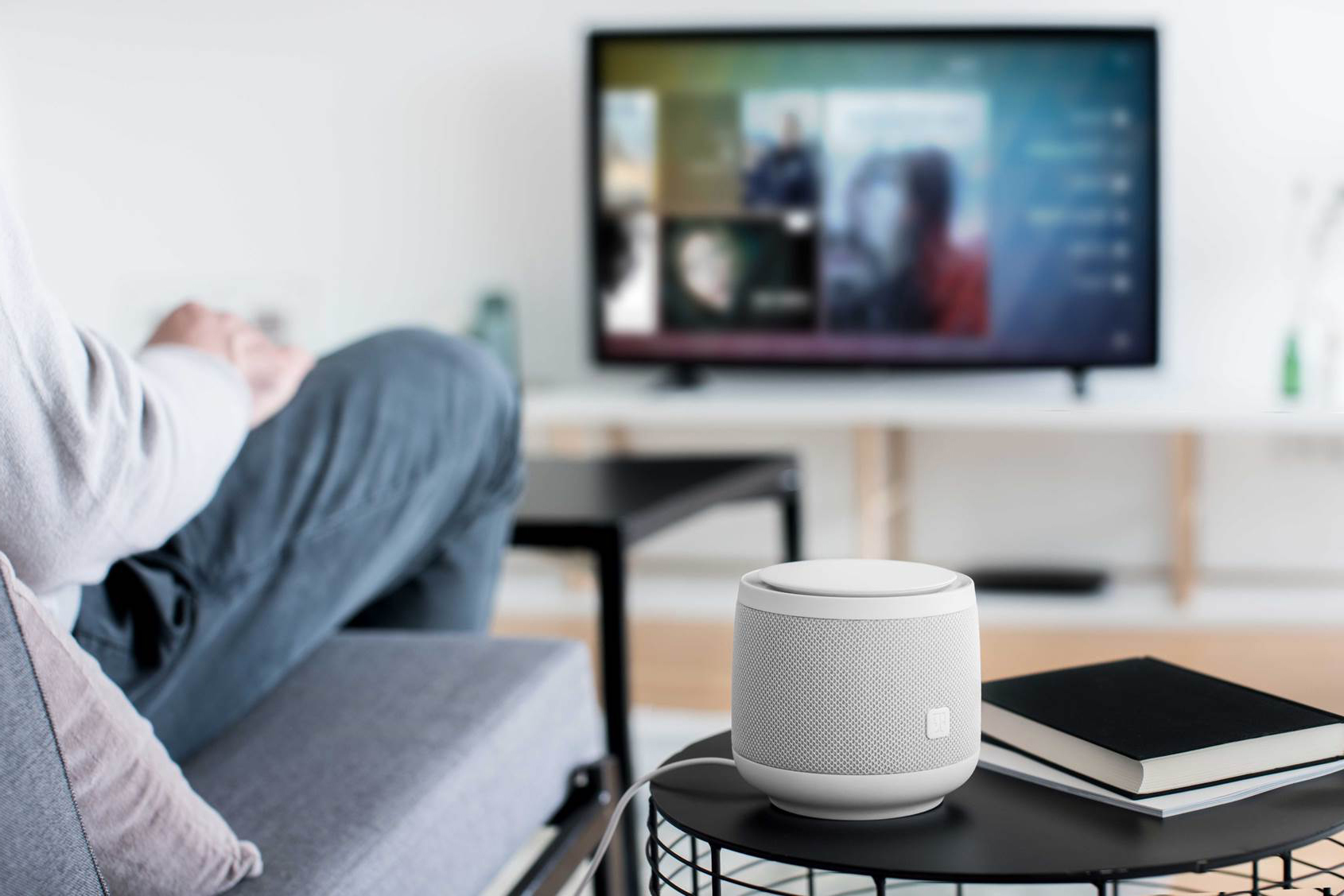With microphones and audio technology from the Fraunhofer IDMT in Oldenburg: The Telekom Smart Speaker starts selling at IFA 2019